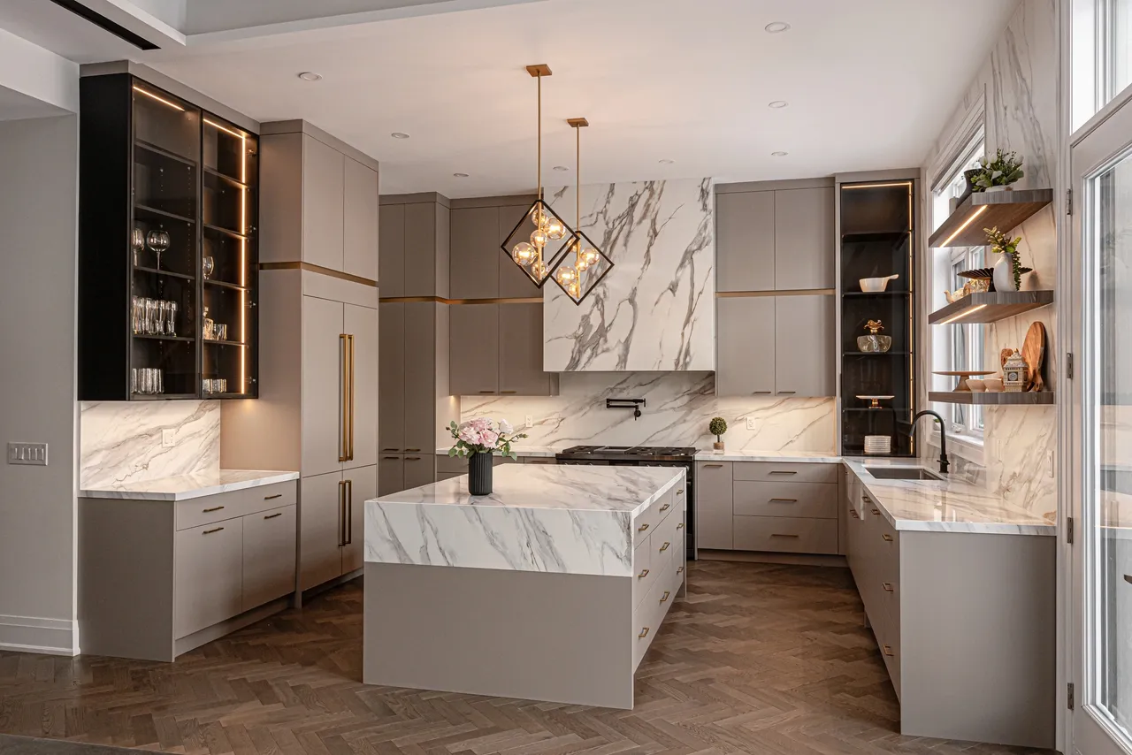 Modern White Kitchen — Markham