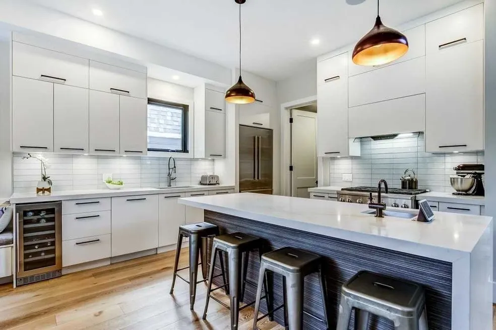 Kitchen cabinetry closeup